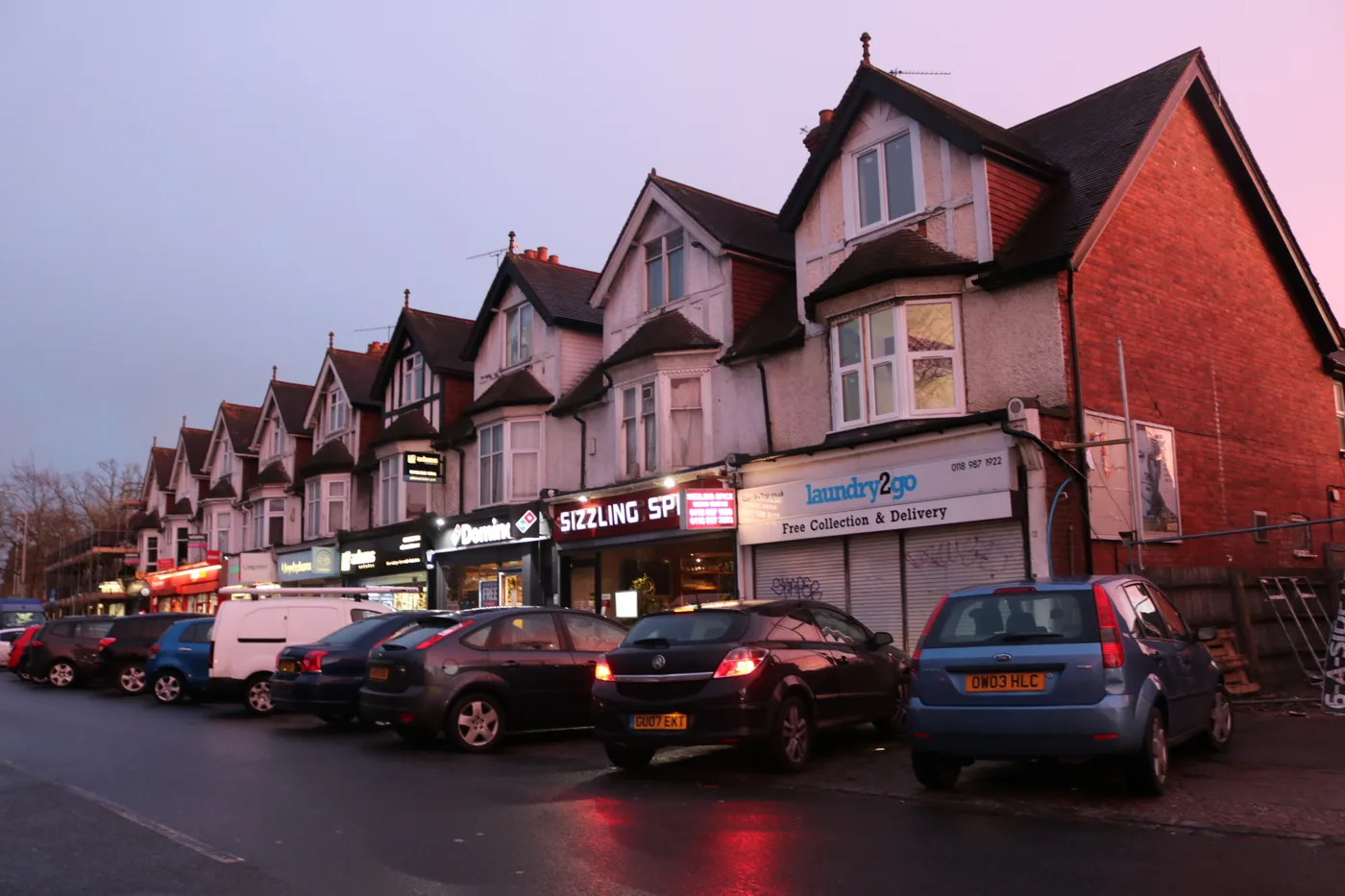 Shops on Christchurch Road in Redlands. The exhibition traces the parade's businesses back to 1906.