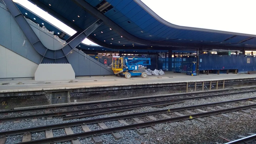 Platform 8 at Reading station. GWR plans to end most London trains here during the Christmas closure