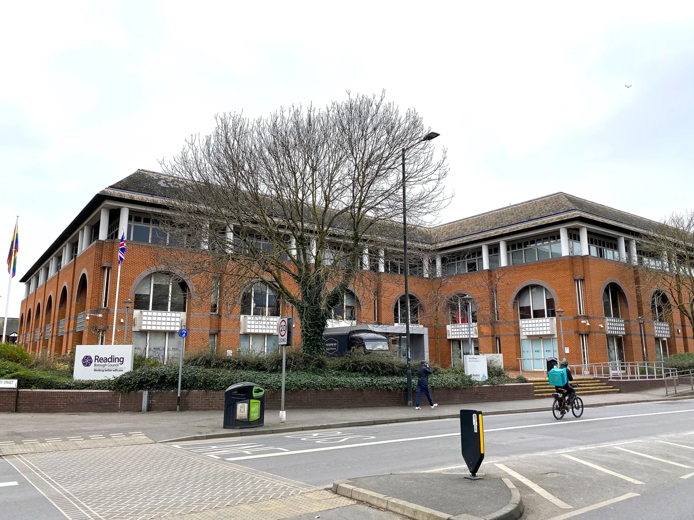 Reading Borough Council's Civic Offices on Bridge Street. The Policy Committee meets in the Council Chamber here on Wednesday evening