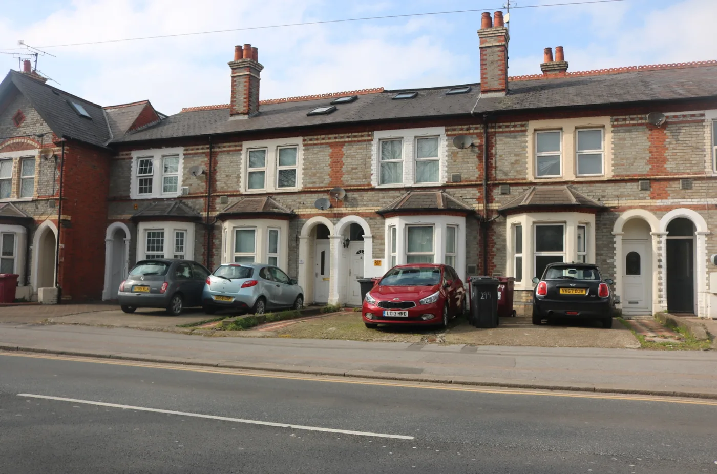 A Victorian terrace on London Road, Reading. The picture does not show empty homes.