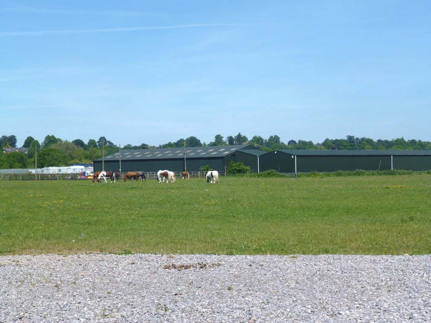 Little John's Farm off Richfield Avenue, the Reading Festival site, photographed out of season