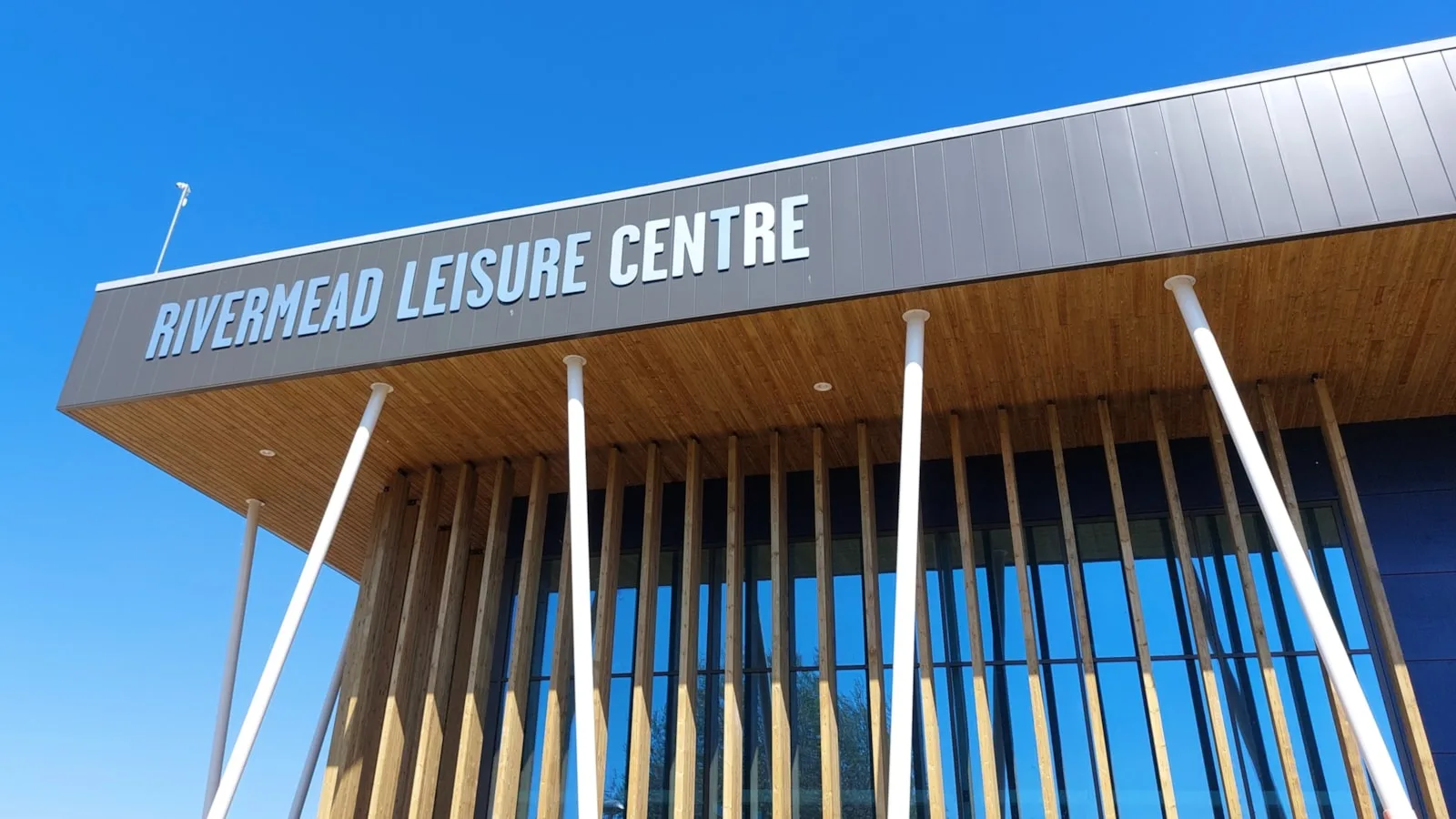 Rivermead Leisure Centre on Richfield Avenue, Reading