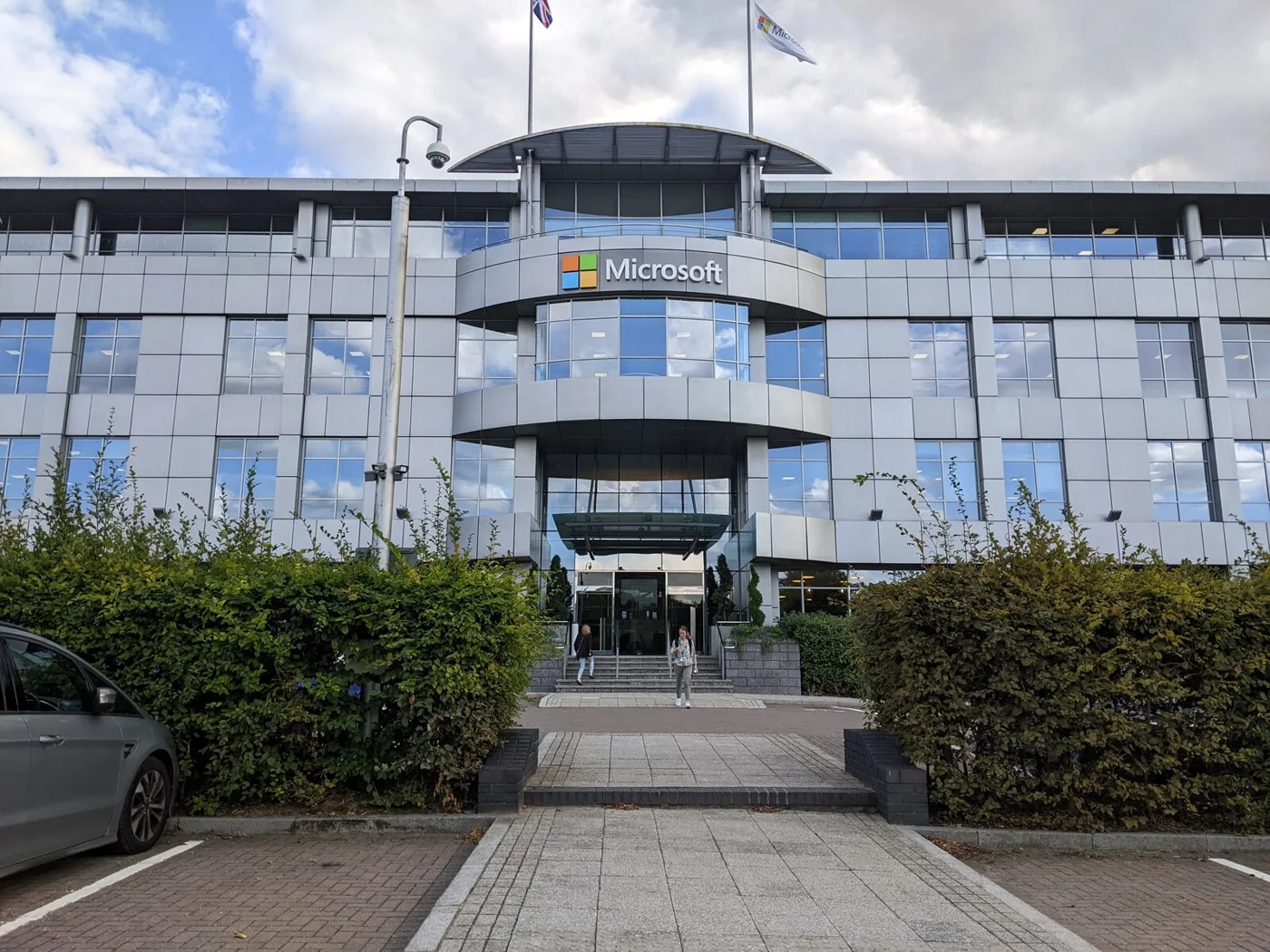 Microsoft's head office at Thames Valley Park, part of the campus the application would replace. The photo was taken before the application was made.